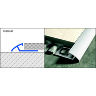 RATTRAPAGE NIVEAU ALU ARGENT 250CM 11MM . RATTRAPAGE NIVEAU ALU ARGENT 250CM 11MM .